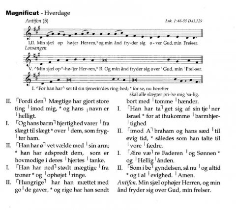 Magnificat - noder